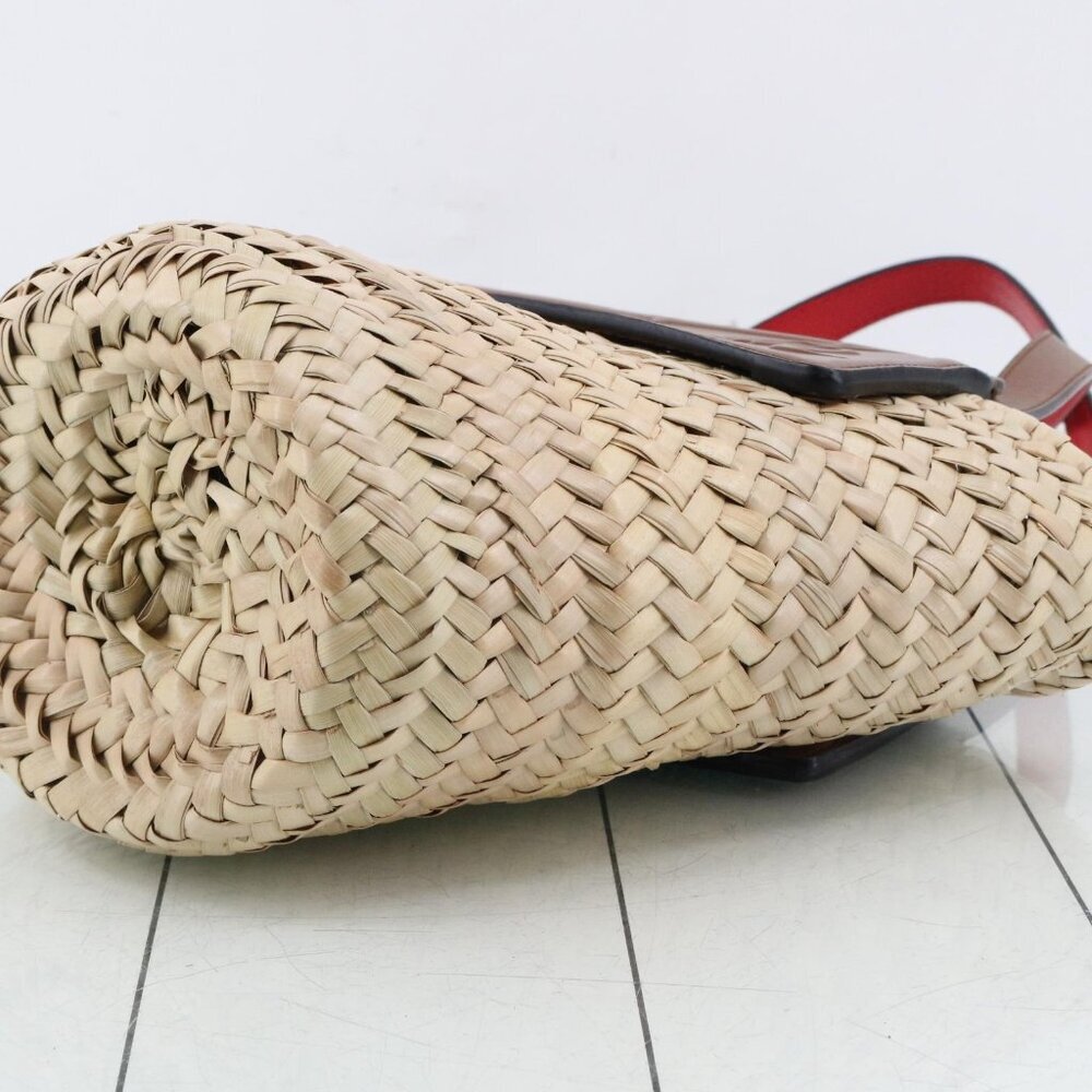 Christian Louboutin Straw Loubishore Tote Bag - Picture 7 of 10